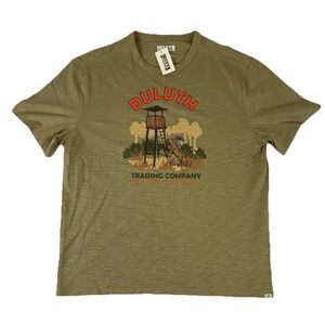 Duluth Trading Co. Acoustic Standard Fit T-shirt Men's Large Deer Stand NWT